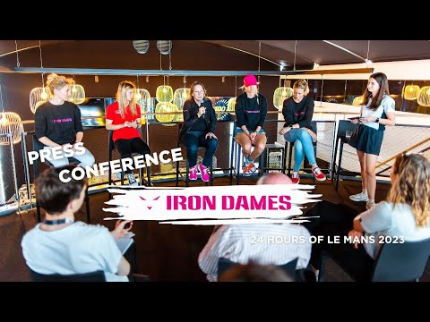 Press Conference With The Iron Dames and Deborah Mayer | 2023 24 Hours of Le Mans