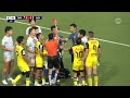 Half-time DRAMA! Albirex's goalkeeper Hassan Sunny gets sent off vs Tampines! | SPL 2023 Moments