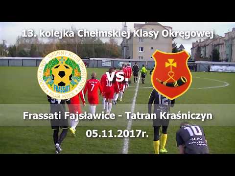 2017.11.05 Frassati Fajsławice - Tatran Kraśniczyn 4:2. skrót meczu