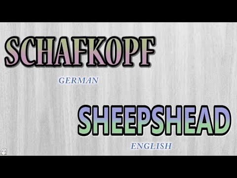 Schafkopf | Sheepshead - How to Play : Episode 1 - Game Overview (Intro) - YouTube