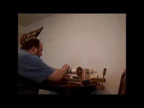 Winding my Tesla coil secondary.