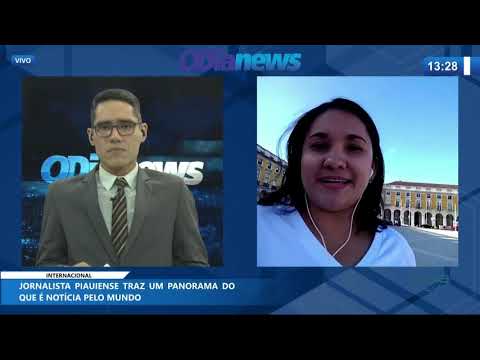 Jornalista piauiense traz notiÌcias internacionais ao vivo de Lisboa 23 09 2020