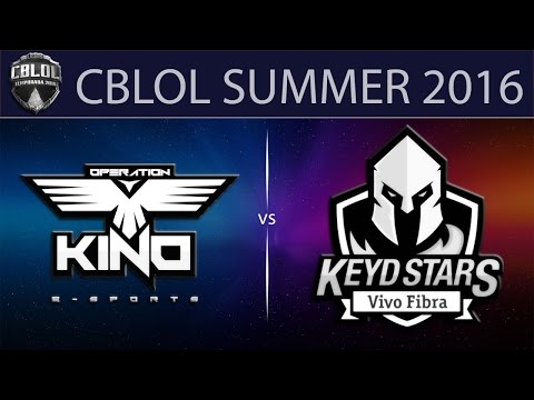 [LoL VODs] KINO vs Keyd G2 | CBLOL Winter 2016 (17.06.2016) - Operation Kino e-Sports vs Keyd Stars