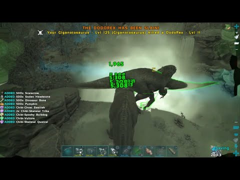 Dodorex solo from Ark: Survival Evolved, fear evolved 6 event