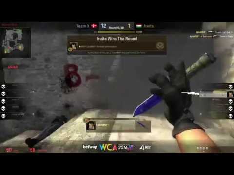 X vs fruits - koloRRR 1v2 |WCA 2016 EU Main Qualifier|