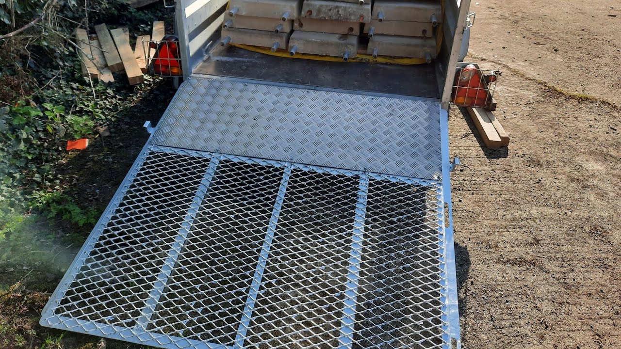 hayon / rampe remorque lider robust  parti 2 et FIN