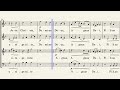 Anton Bruckner - Choralmesse - Gloria - alle Stimmen