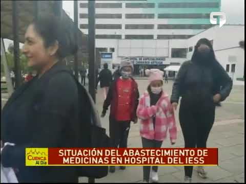 Situación del abastecimiento de medicinas en hospital del IESS