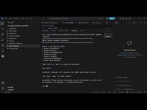 Task Demo - DAS003088 - Career Guidance Assistant