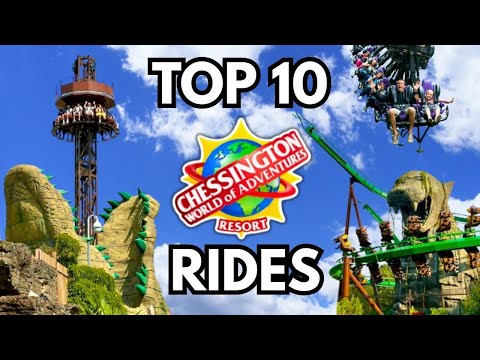 TOP 10 Rides at Chessington World of Adventures!