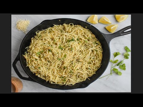 Low-FODMAP 30-Minute Pasta Alle Vongole (with clams) (HD)