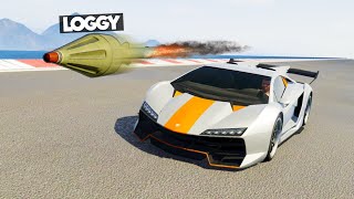 LOGGY PLAYING AS MISSILE TO DESTORY CARS
