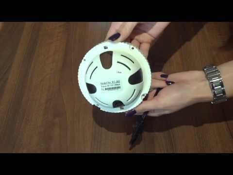 Camere supraveghere disimulate in senzor fum Eyecam EC-262 - www.1cctv.ro