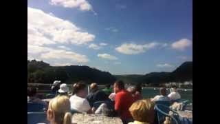 preview picture of video 'Loreley Rhine River Cruise from Oberwesel to Sankt Goar (time lapse)'