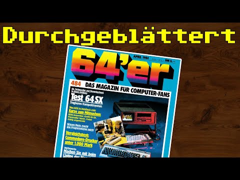 Die Erstausgabe - April der 64er Zeitschrift (04-1984) durchgeblättert und kommentiert