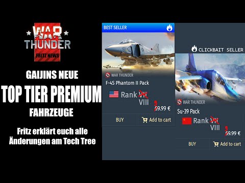 Gaijin kündigt Top Tier Premium an - Alle Änderungen am Tech Tree in War Thunder erklärt