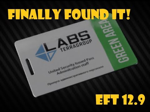 I found the GREEN KEYCARD! - Escape from Tarkov 12.9 Labs
