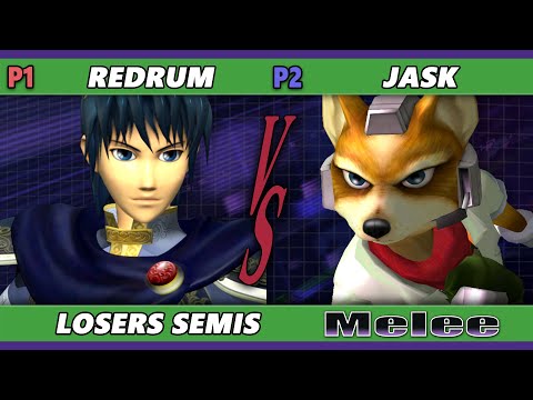 S@X 465 Losers Semis - redruM (Marth) Vs. Jask (Fox) Smash Melee - SSBM