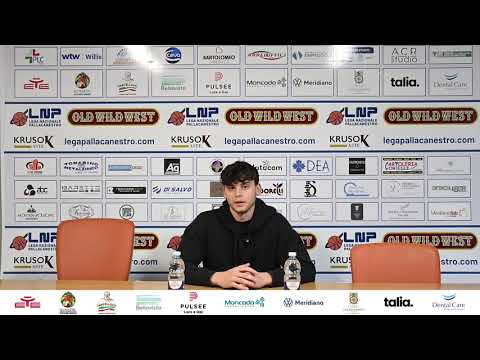 Conferenza Stampa Matteo Cagliani Fortitudo Agrigento vs T Gema Montecatini