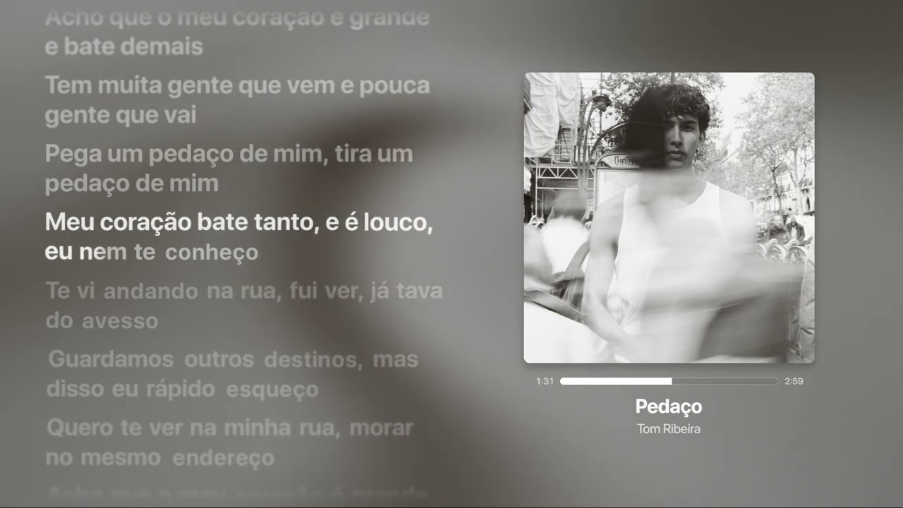 Tom Ribeira - Pedaço [Letra]
