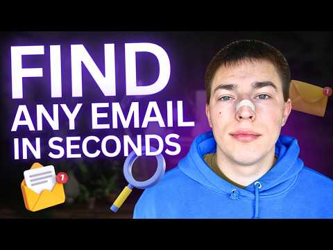 How to find anyone's email in seconds (free, bulk tutorial)