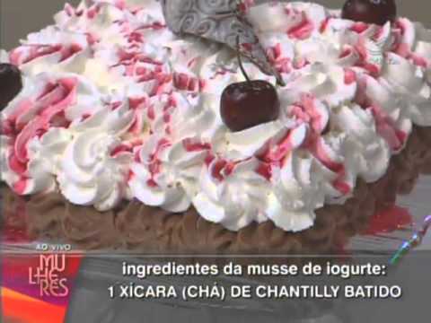 Receita dia 06/12/2012 - Frango colorido e Brownie napolitano