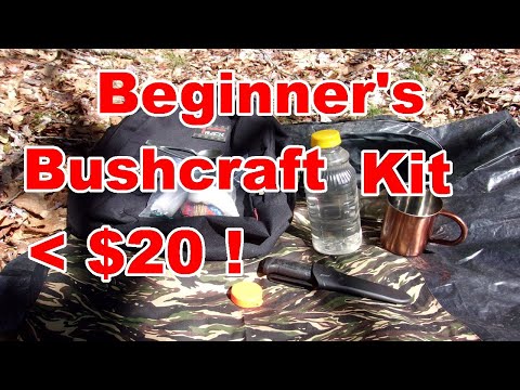 Beginner's Bushcraft Kit, under $20 !
