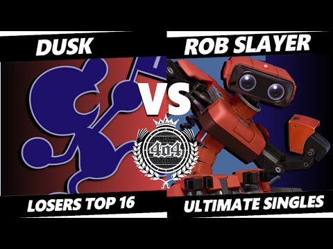 4o4 Smash Night 56 - 4o4| Dusk (Mr. Game & Watch) vs Rob Slayer (R.O.B.) - Losers Top 16