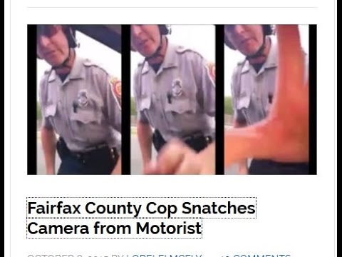 CORRUPT Cop Snatches Camera from Motorist,WHAT ELSE HAVE THEY DONE