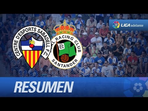 Resumen de CE Sabadell (3-2) Racing de Santander