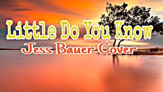 LITTLE DO YOU KNOW | ALEX ft. SIERRA ( JESS BAUER COVER )