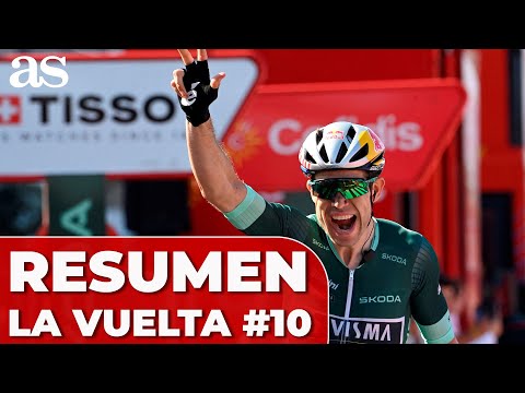 RESUMEN de la 10ª ETAPA de la VUELTA A ESPAÑA | VAN AERT vuelve a GANAR