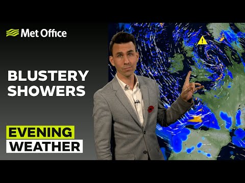 02/11/23 – Brighter spells to the south – Evening Weather Forecast UK – Met Office Weather