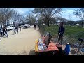 Sankarsana Prabhu Chants Hare Krishna In Front Of The Natural History Musuem