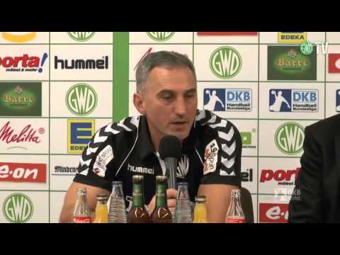 23.11.2013 GWD Minden - HBW Balingen-Weilstetten // Pressekonferenz