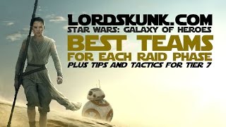 Best Teams and Tactics for Each Raid Phase | Star Wars: Galaxy of Heroes #SWGOH