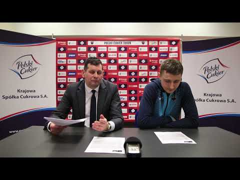 Konferencja po meczu Polski Cukier Toruń - GTK Gliwice
