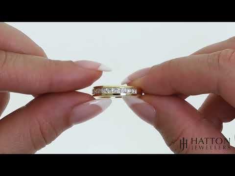 18ct Yellow Gold 0.50ct Diamond Eternity Ring