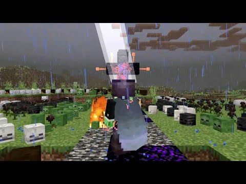 Unbelievable Minecraft Trident Channeling in Storms!