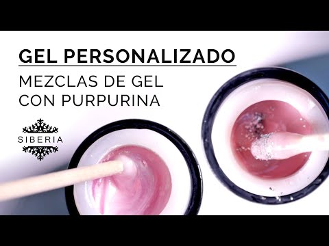 Uñas de gel 💅 Haz tu gel para uñas personalizado | mezclas de gel con polvo / purpurina ✨