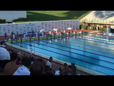 Campionati italiani estivi di categoria Roma 2018 - Finale 50 stile libero Cadetti maschi