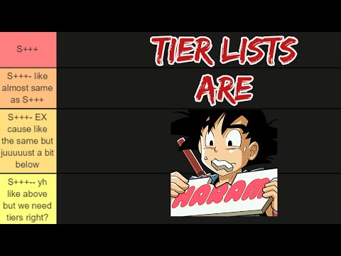How to read tier lists like a responsible human being