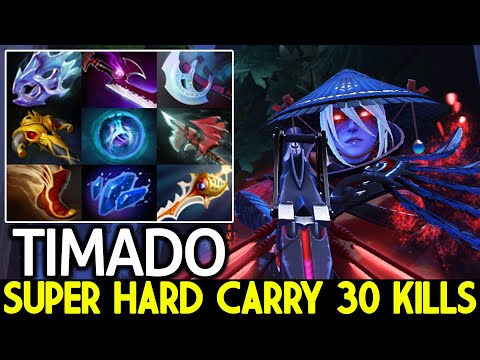 TIMADO [Drow Ranger] Super Hard Carry 30 Kills Insane Comeback Dota 2