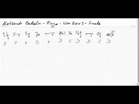 Aleksandr Balandin - Ringe 2013 - Symbolschrift