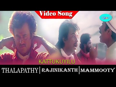 Thalapathi Movie songs | Kattu Kuyilu Manasukulla video song | Rajinikanth | Mammootty