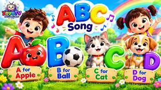 Download lagu ABC Song for Kids 🔤 | A for Apple 🍎 B for Ball ⚽ C for Cat 🐱 D for Dog 🐶 | ABC Learning | yoyoTV mp3