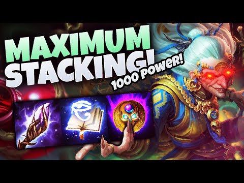 OVER 1000+ POWER WITH 3X STACKING BABA YAGA! - Grandmasters Ranked Joust - Smite