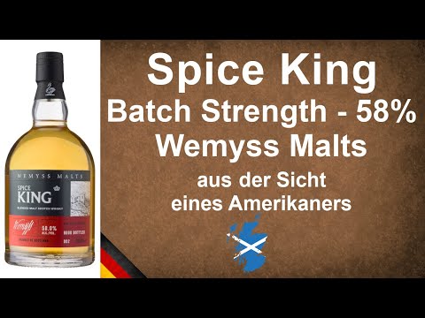 Spice King Batch Strength mit 58% (Wemyss Malts) Blended Malt Scotch Verkostung von WhiskyJason