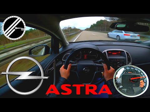 Opel Astra J 1.4 Turbo 140 PS Top Speed Drive On German Autobahn With No Speed Limit