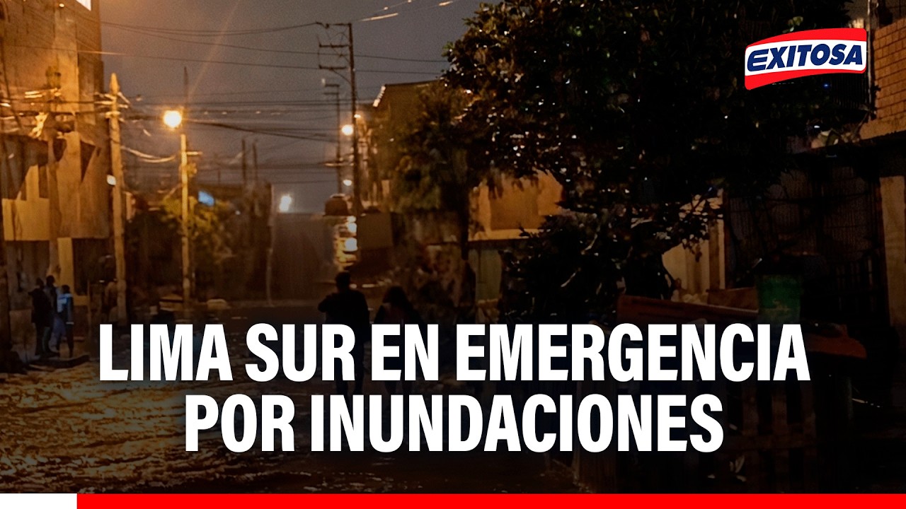 🔴🔵🚨 #AHORA |  LIMA SUR EN EMERGENCIA POR INUNDACIONES - 16/08/2026